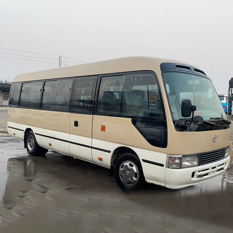 16-30 Seats Second Hand Coaster Mini Bus with Diesel Power and 6-8L Engine Capacity