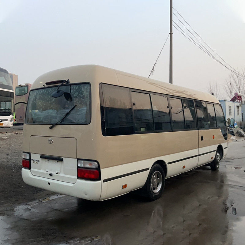 16-30 Seats Second Hand Coaster Mini Bus with Diesel Power and 6-8L Engine Capacity