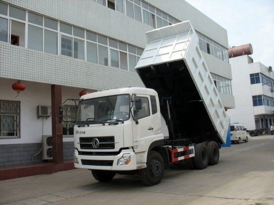 DONGFENG 6 wheel 4X2 dump truck small tipper truck good condition SINOTRUCK gear box