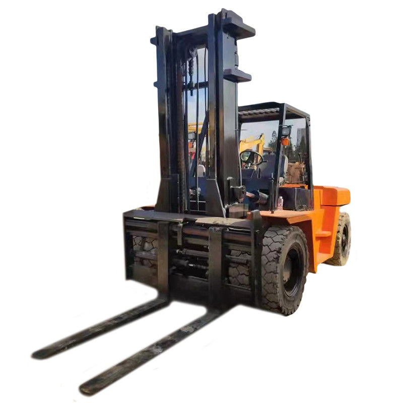 4.5m Lifting Diesel Forklift with Non-slip Off-road Tire and 10ton Capacity