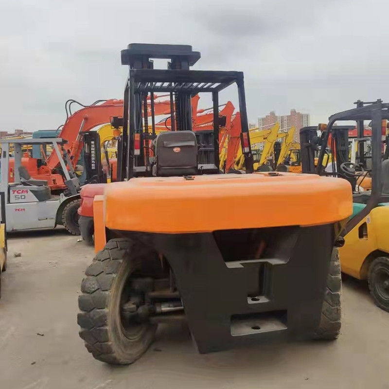 4.5m Lifting Diesel Forklift with Non-slip Off-road Tire and 10ton Capacity