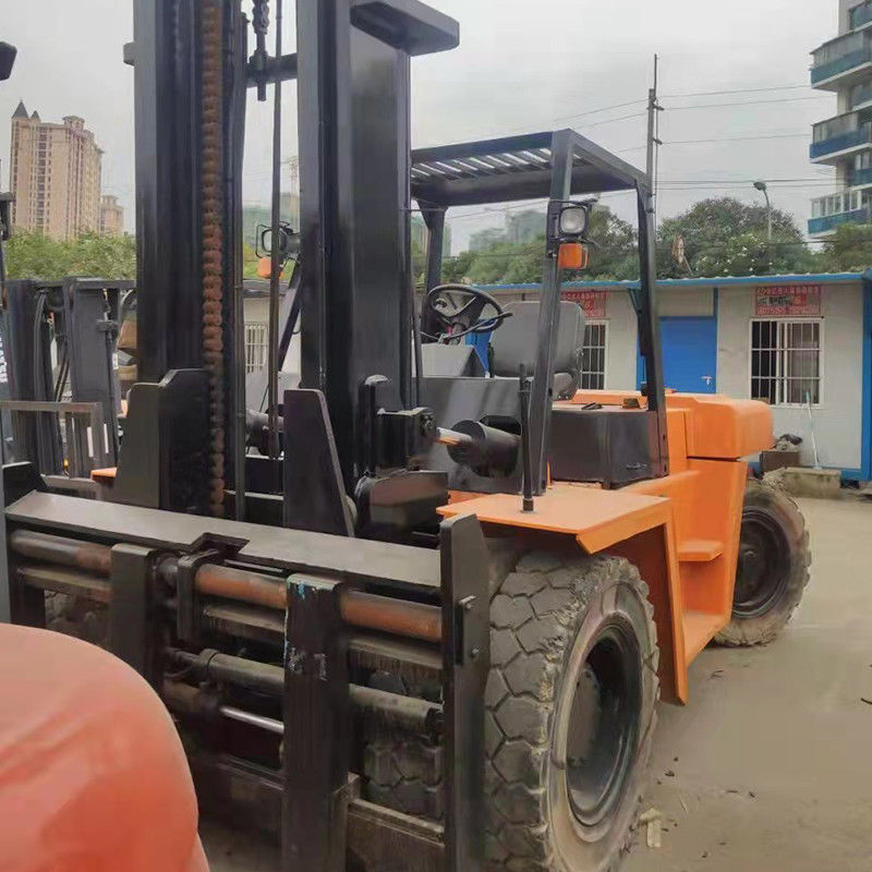4.5m Lifting Diesel Forklift with Non-slip Off-road Tire and 10ton Capacity