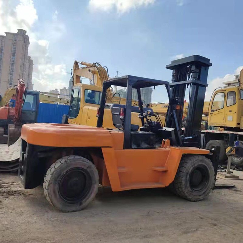 4.5m Lifting Diesel Forklift with Non-slip Off-road Tire and 10ton Capacity
