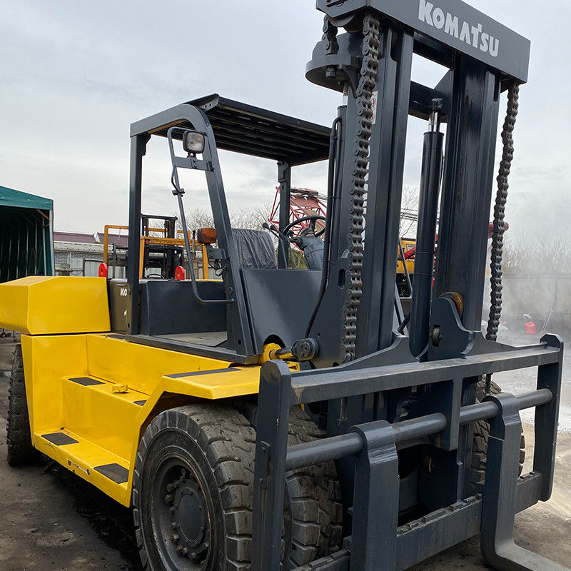 Used Komatsu Diesel Forklift for Container 12-16 Ton Fork Length 1070mm Fork Width 150mm