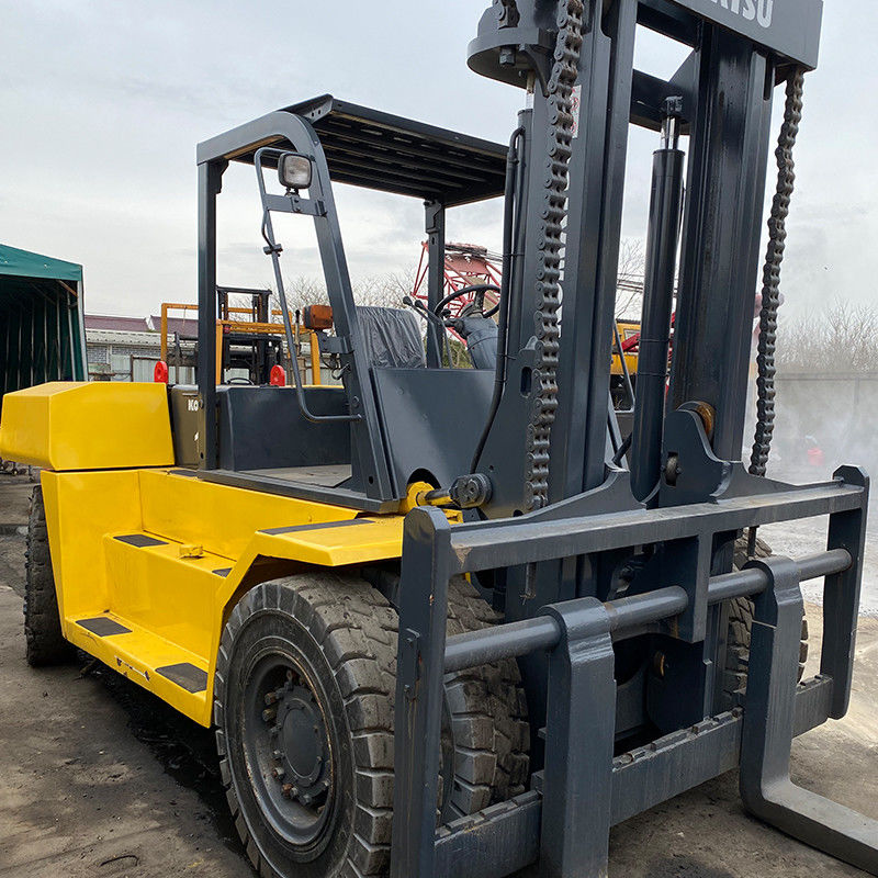 Used Komatsu Diesel Forklift for Container 12-16 Ton Fork Length 1070mm Fork Width 150mm