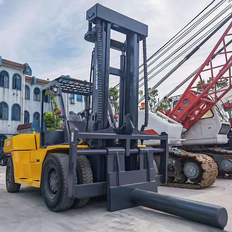 Farms 16 Ton Diesel Used Forklift Komatsu with 4m Lifting Height and Fork Width 150m