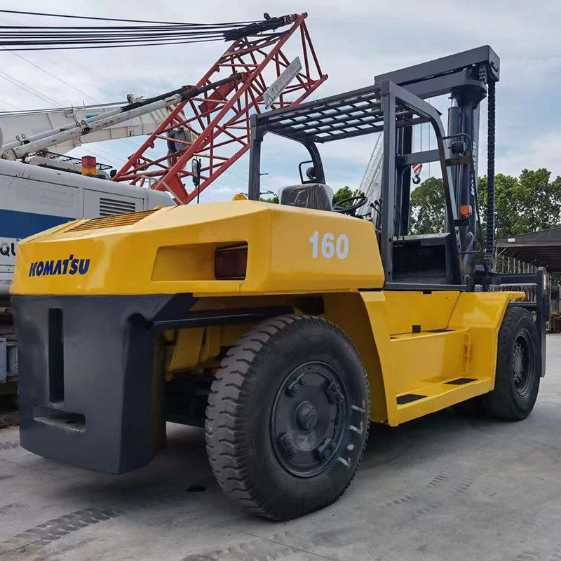 Farms 16 Ton Diesel Used Forklift Komatsu with 4m Lifting Height and Fork Width 150m
