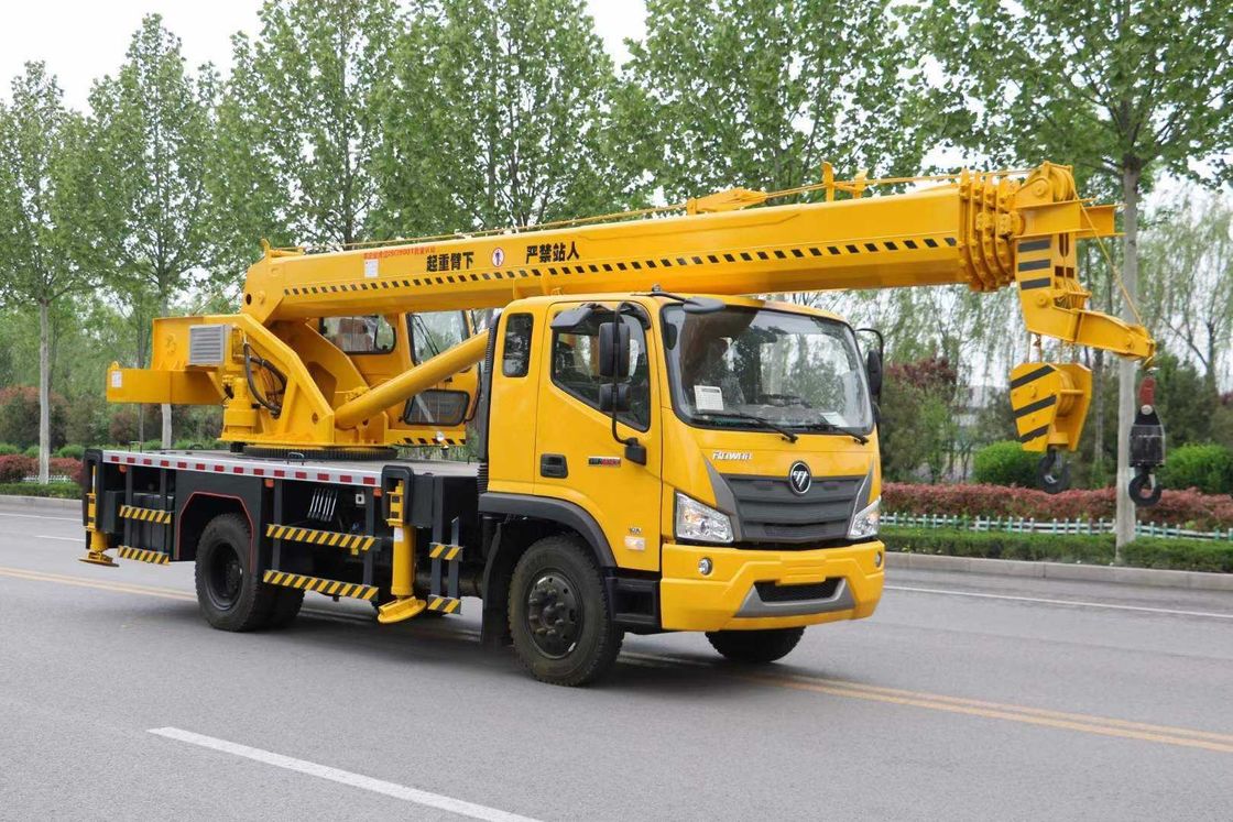 12-15 Ton Used Mobile Crane Truck Construction with 160HP Horse-Power and 4200mm Wheelbase