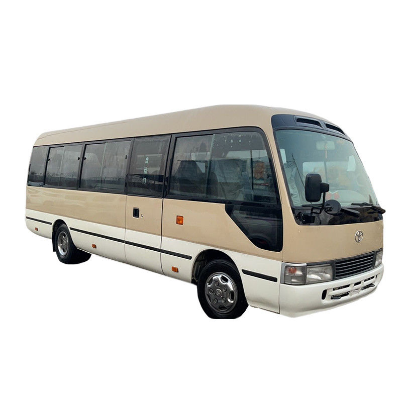 30 Seats Used Diesel Coaster Mini Bus Euro 2 Emission Standard 6 8L Engine Capacity