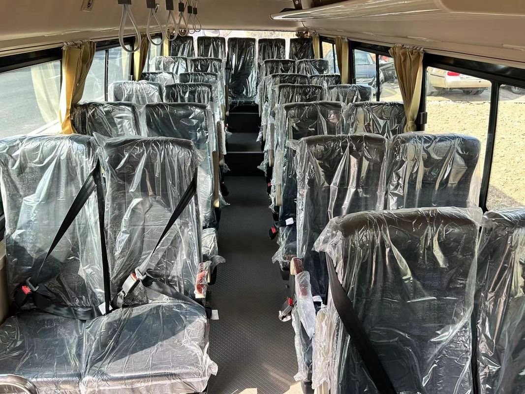 Widely Used 19-29 Seats Diesel Coaster Bus with LHD Steering and 4 6L Engine Capacity
