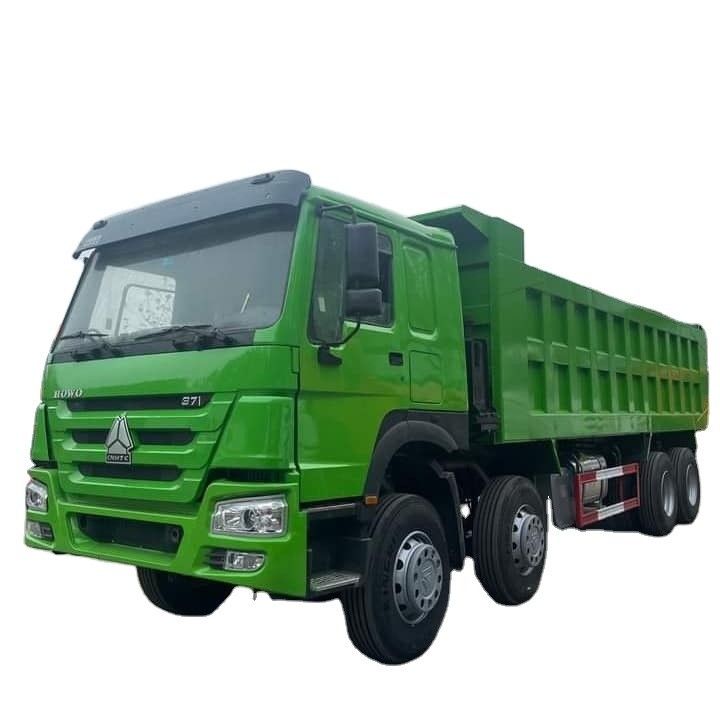 371 Hp/336hp/420hp Used Howo Dump Truck 8x4 Tipper Truck with Manual Transmission
