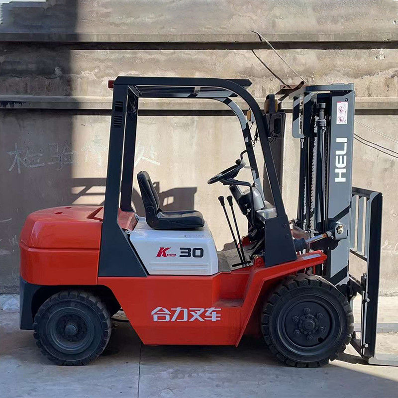 HELI 3 ton Diesel Forklift 3m Lifting Height Used 3t Forklift in Good Condition