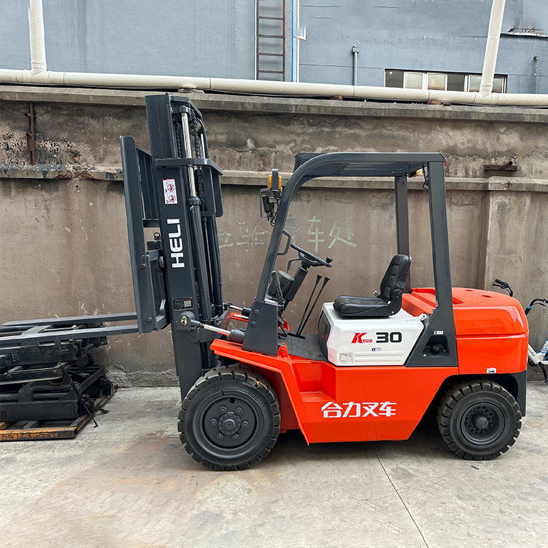 HELI 3 ton Diesel Forklift 3m Lifting Height Used 3t Forklift in Good Condition