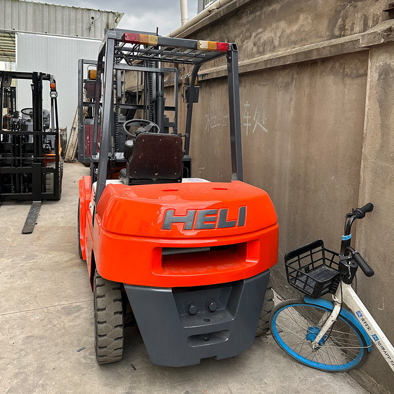 HELI 3 ton Diesel Forklift 3m Lifting Height Used 3t Forklift in Good Condition
