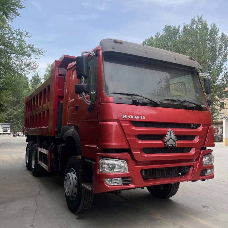 10 Forward Shift Number Sinotruk HOWO 371HP Used Dump Trucks 6X4 for Construction Mine