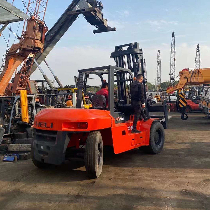 High Loading Capacity 10 Ton Diesel Forklift Used Heli Forklift with Diesel Engine