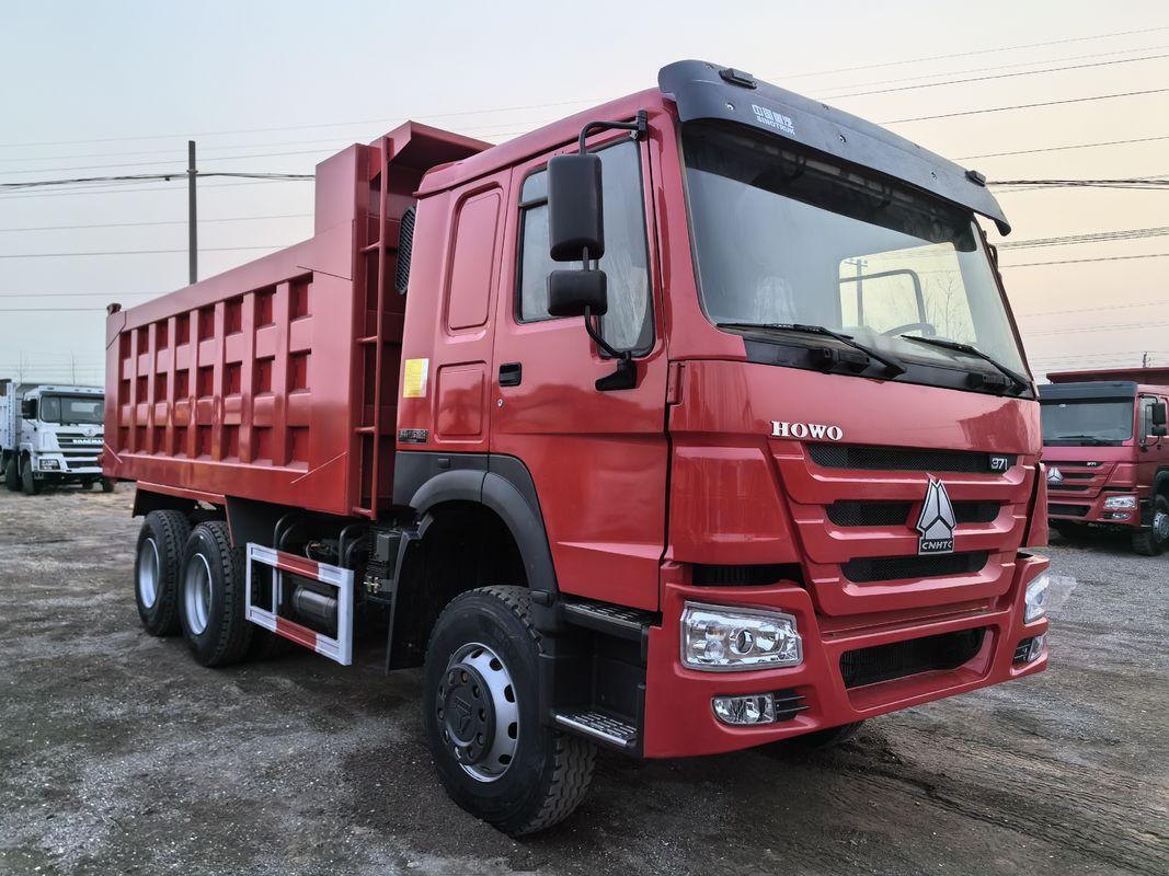 Fuel 371HP Used Dump Trucks 25tons Sinotruk HOWO 6*4 Tipper Truck for Construction Mine