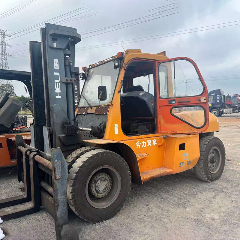 HELI 10 Ton Diesel Forklift High Capacity Manual Transmission for Material Handling