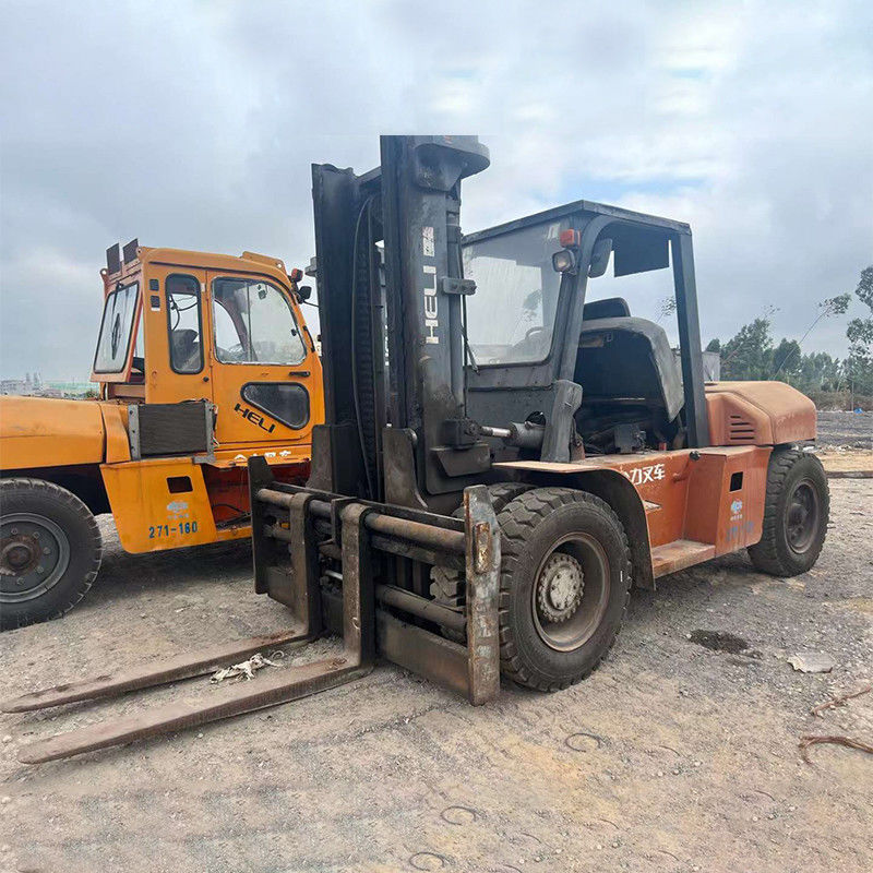 HELI 10 Ton Diesel Forklift High Capacity Manual Transmission for Material Handling