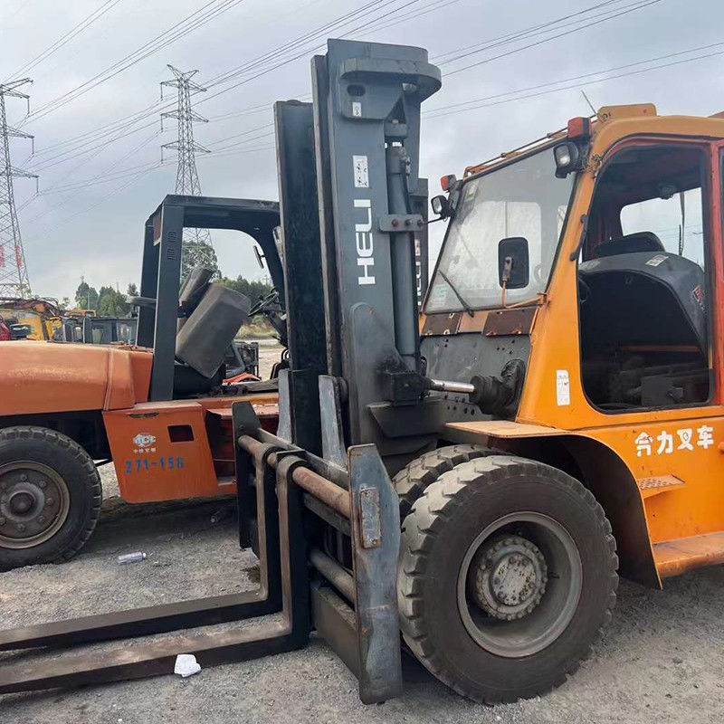 HELI 10 Ton Diesel Forklift High Capacity Manual Transmission for Material Handling
