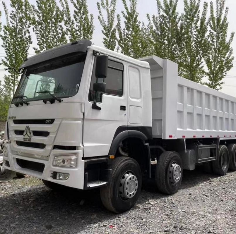 Multimedia System None Sinotruk HOWO 371HP Used Dump Trucks 8*4 for Construction Mine