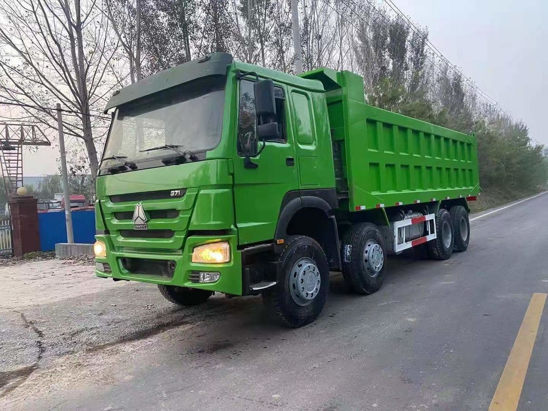 Multimedia System None Sinotruk HOWO 371HP Used Dump Trucks 8*4 for Construction Mine