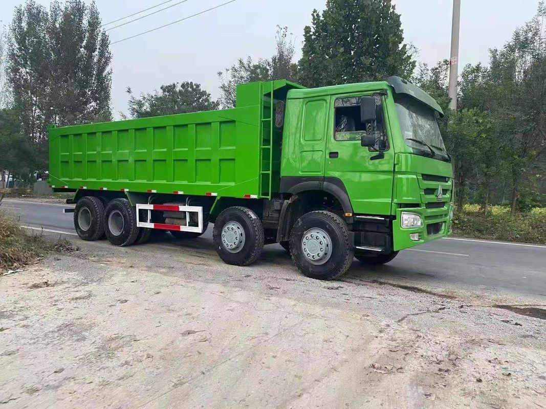 Multimedia System None Sinotruk HOWO 371HP Used Dump Trucks 8*4 for Construction Mine