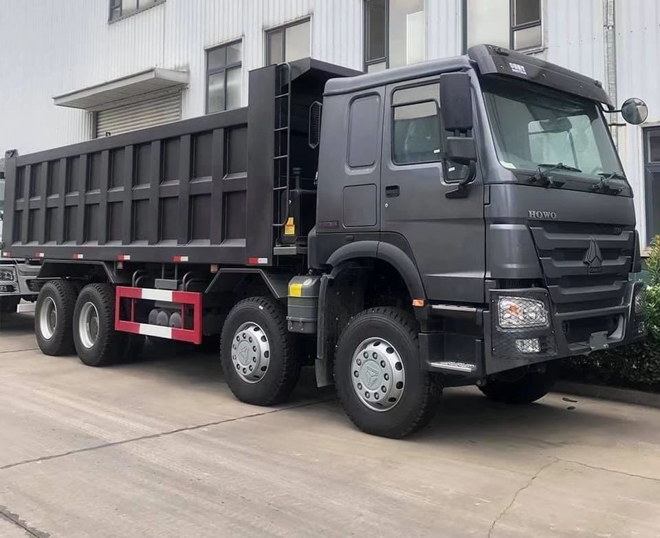 Used Howo 8x4 12 Wheeler 24 30 Cubic Meter 35 Ton 40tons Tipper Truck Dumper Diesel For Sand Stone Transport