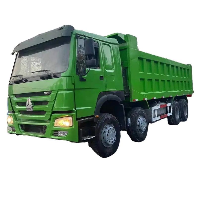 Fully Refurbished371HP 8X4 HOWO Dump Truck with 6.2-8m Cargo Tank Length and ABS