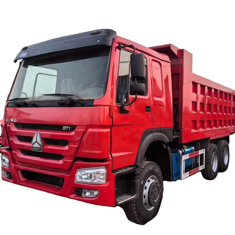 Fully Refurbished371HP 8X4 HOWO Dump Truck with 6.2-8m Cargo Tank Length and ABS