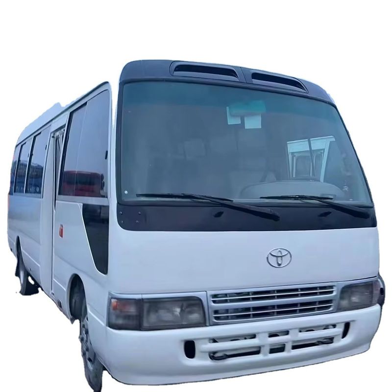 16-30 Seats Used Toyota Coaster Bus with Diesel Fuel Type and Luxury Features