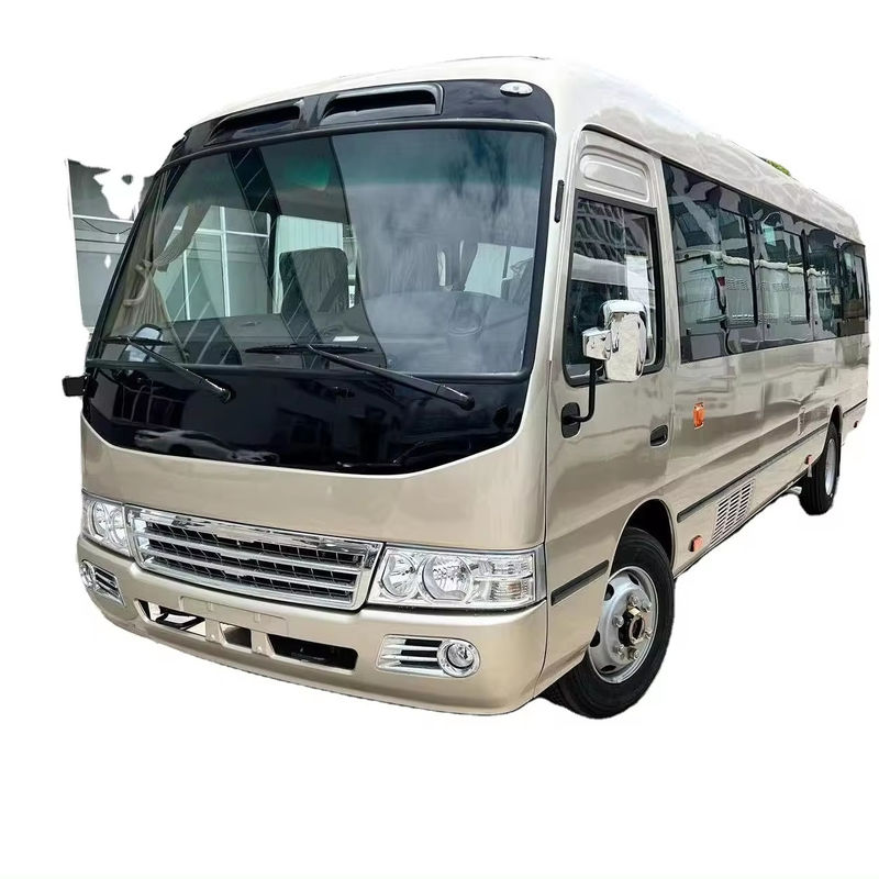 Four Wheels Mini Model Bus Coaster with Euro 2 Emission Standard and Diesel Fuel Type