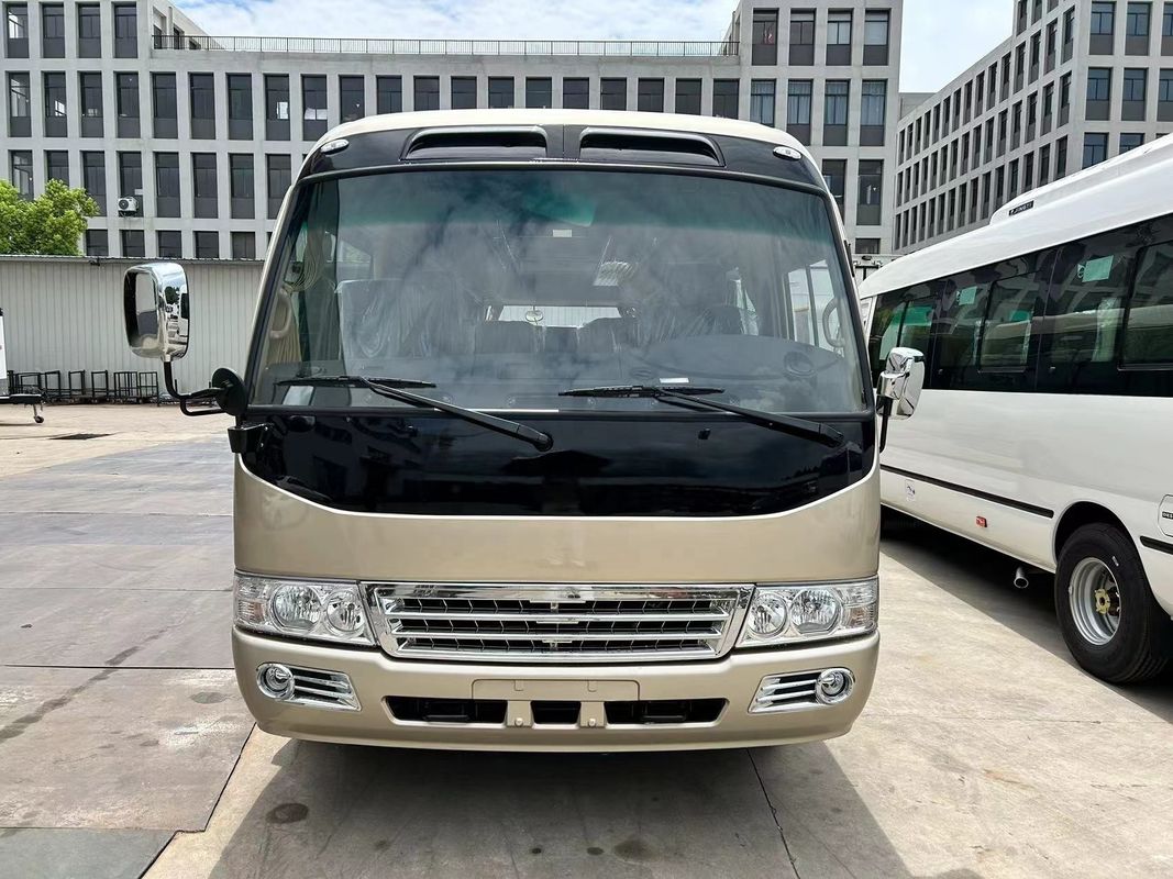 30 Passenger Luxury Left Hand Mini Bus with 18/17 Approaching and Departure Angle
