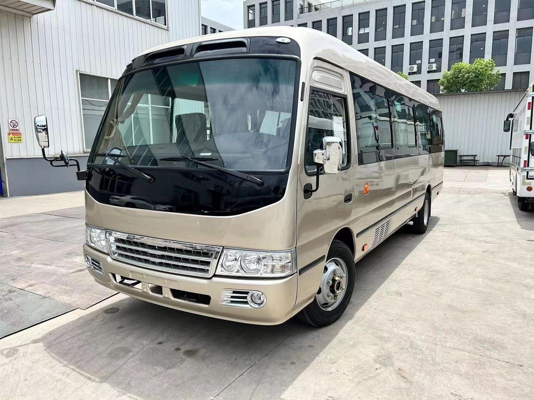 30 Passenger Luxury Left Hand Mini Bus with 18/17 Approaching and Departure Angle