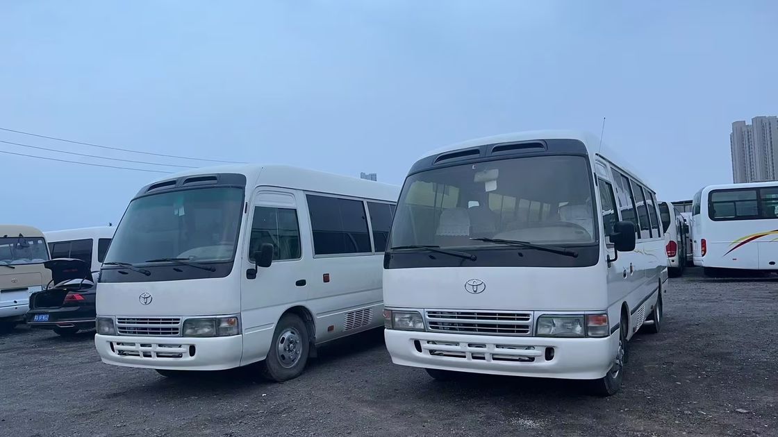 Top-Rated Left Hand Drive Toyota Coaster Bus with 9.00R20 Tires and 4L Engine Capacity