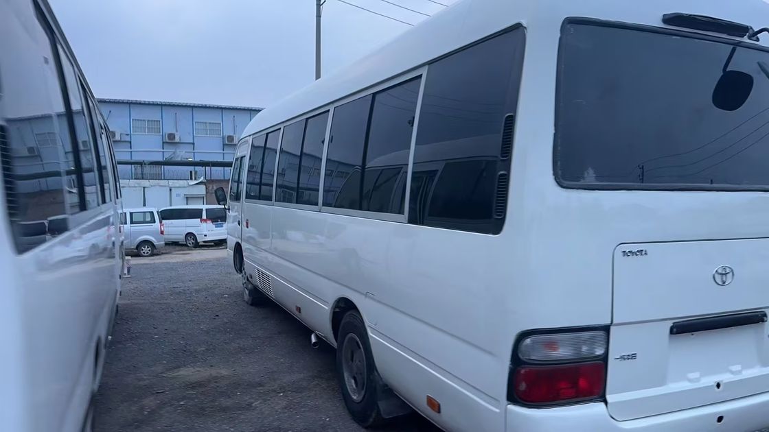 Top-Rated Left Hand Drive Toyota Coaster Bus with 9.00R20 Tires and 4L Engine Capacity
