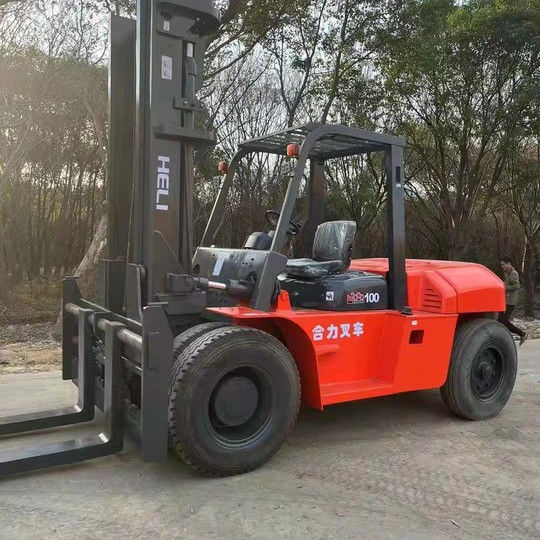 1155mm Width Good Condition 10ton Heli Second Hand Used Forklift with Original Color