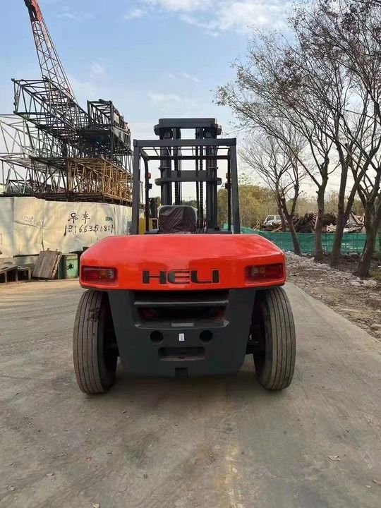 1155mm Width Good Condition 10ton Heli Second Hand Used Forklift with Original Color