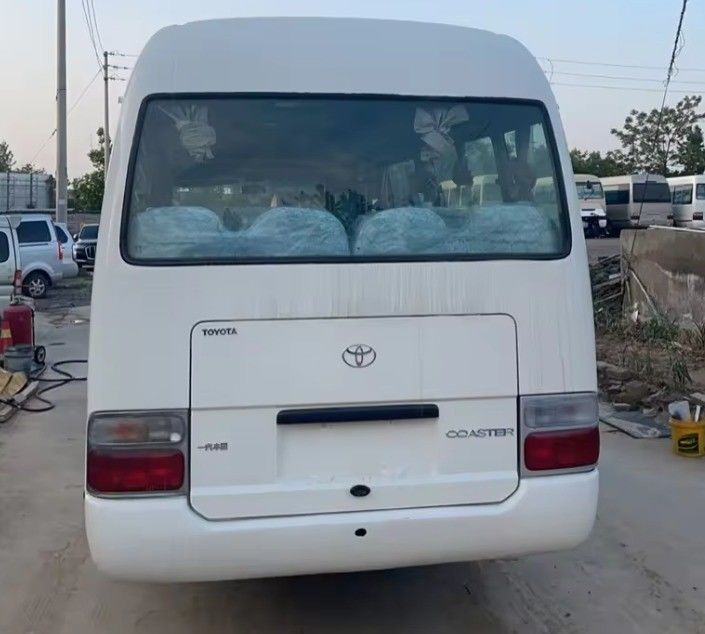 Affordable Left Hand Drive Toyota Coaster Bus with 9.00R20 Tires and 113/5200 Max Power