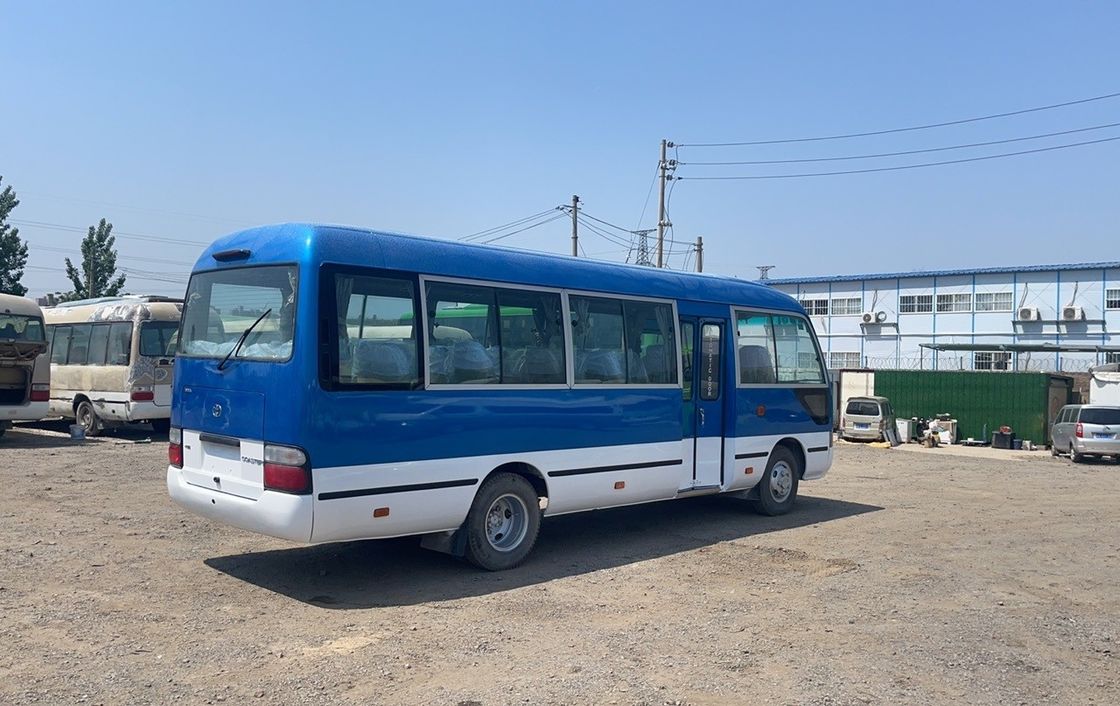 7005*2040*2785mm Comfortable Style Used Toyota Coaster 30 Seater Bus with Diesel Engine