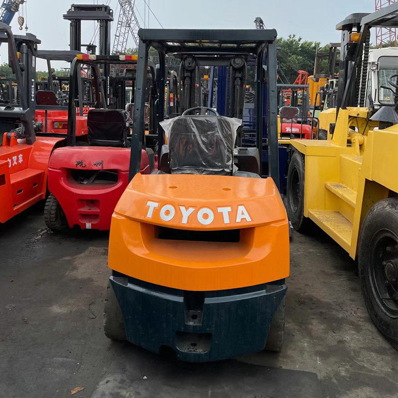 3.5t Used Mining Forklift 4-Wheel Drive Toyo Ta Diesel Forklift with 150m Fork Width