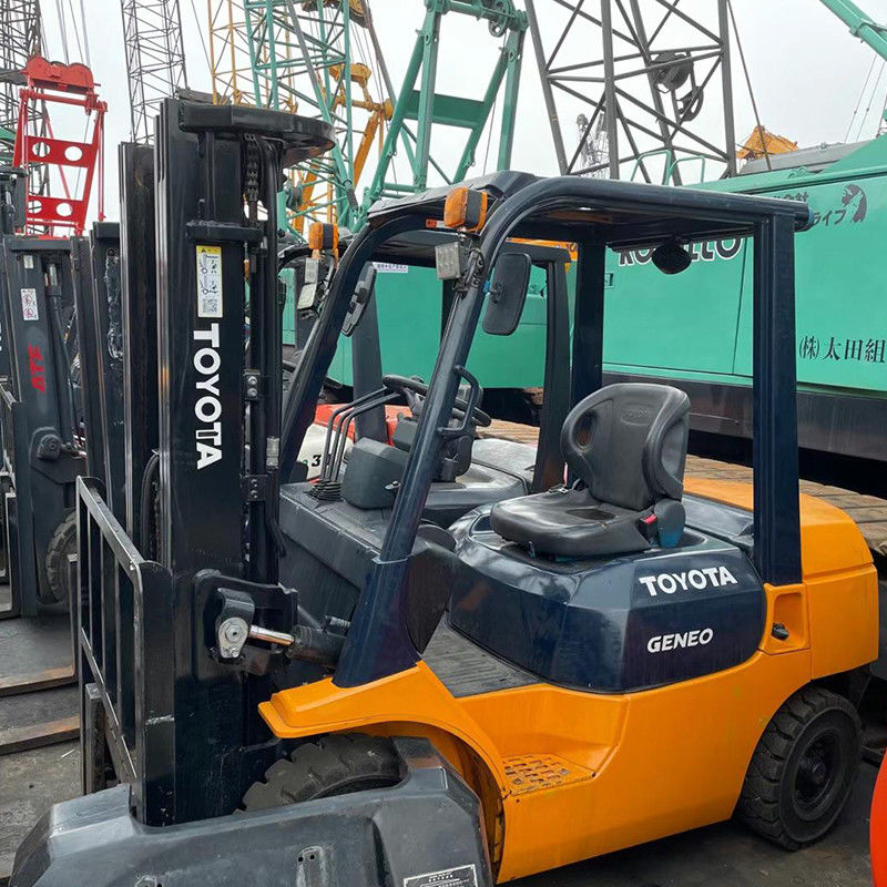 3.5t Used Mining Forklift 4-Wheel Drive Toyo Ta Diesel Forklift with 150m Fork Width