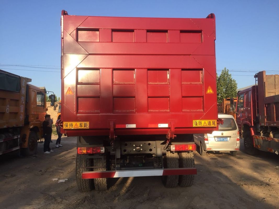 25-30T HOWO USED 6X4 DUMP TRUCK Front side Lifting EURO II 371HP HW19710 SINOTRUCK HOWO