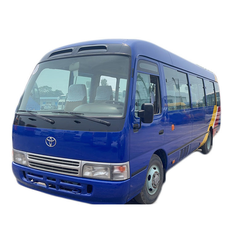 Used Diesel 30 Seater Toyota Coaster Bus in Good Condition for Public Transportation