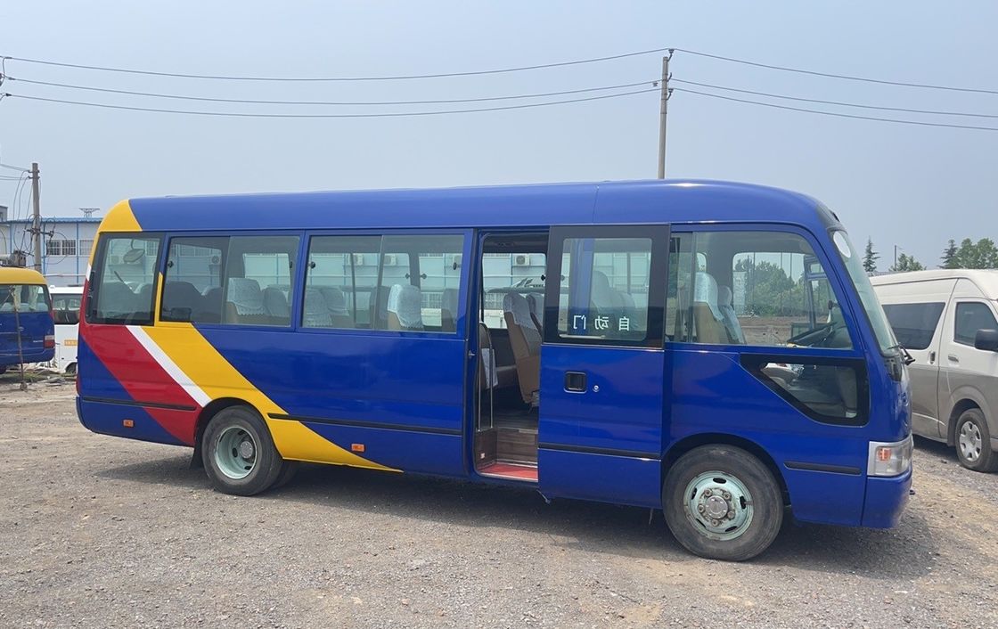 Used Diesel 30 Seater Toyota Coaster Bus in Good Condition for Public Transportation