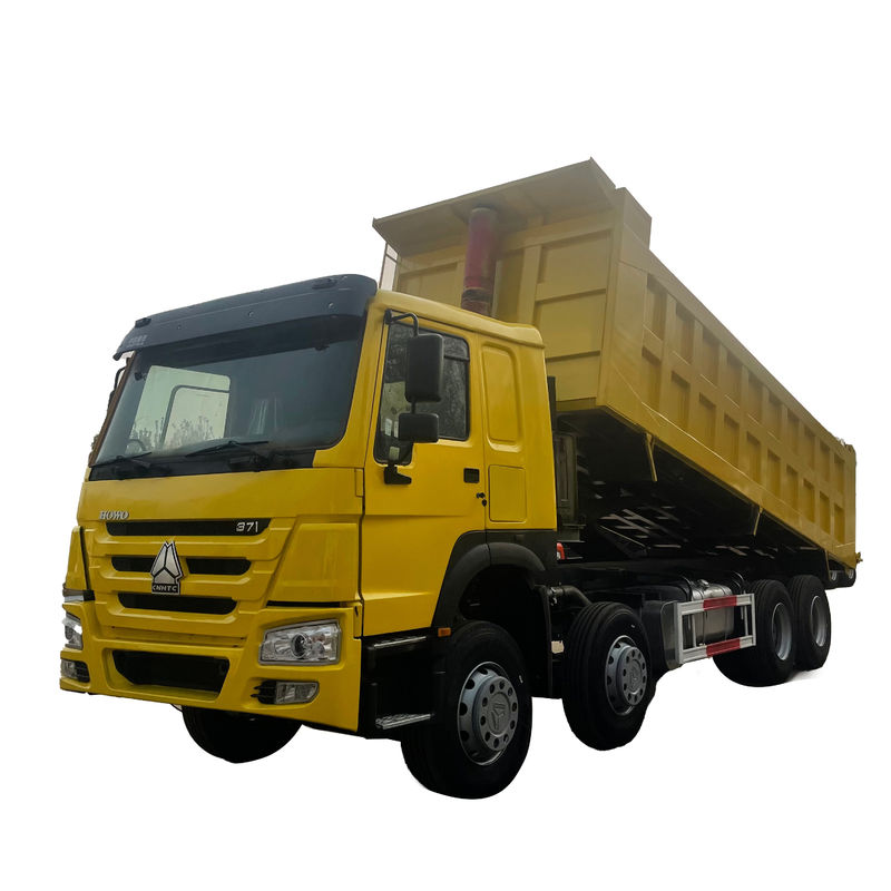 Used HOWO 8*4 Heavy-duty Dump Truck Tipper Truck Dumper 12.00R20 18PR in LHD SINO