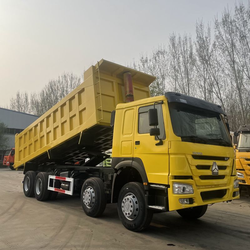 Used HOWO 8*4 Heavy-duty Dump Truck Tipper Truck Dumper 12.00R20 18PR in LHD SINO
