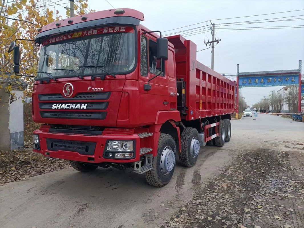 31T G.V.W. Used Shacman HOWO X3000 380HP 8*4 Heavy-duty Dump Truck Tipper Dumper