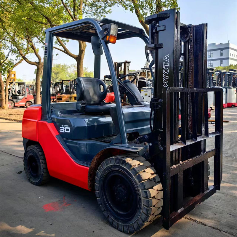 Used Toyota Forklift FD30 3 Ton Diesel Forklift Truck with Original Color