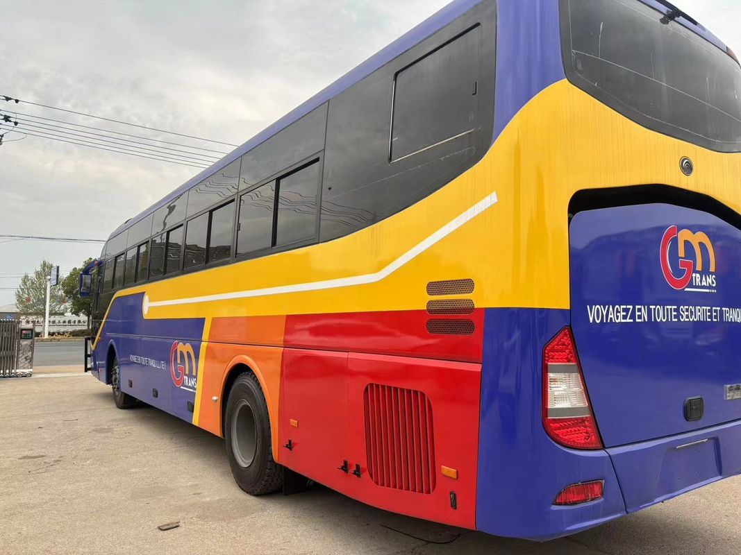 72 Seats Left Hand Drive Passenger Bus with Euro 4 Emission Standard Engine Capacity 8L